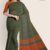 Greyish Green Handlooms Cotton Saree DC1529