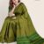 Khaki Green Handlooms Silk Saree JS702