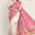 Butter & Pink Handlooms Silk Saree JS511