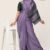 Greyish Purple Handloom Silk Saree MS631