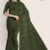 Rifle Green Handlooms Cotton Saree DC1523
