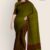 Green & Brown Handlooms Cotton Saree DC1384