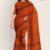 Orangy Red Handlooms Cotton Saree DC1562