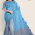 Blue & Grey Handlooms Cotton Saree DC1314