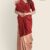 Beige & Red Handlooms Silk Saree JS722