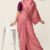 Old Pink Fusible Silk Saree ASS2002