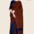 Blue & Brown Handlooms Cotton Saree DC1443