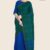 Green & Blue Handlooms Cotton Saree DC1502