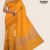 Golden Yellow Handloom Silk Saree MS270
