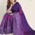 Purple Shaded Handlooms Silk Saree JS799