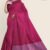 Burnt Pink Handlooms Glossy Cotton Saree G2278
