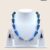 Blue Shaded Handmade Necklace NL0187