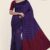 Purple & Red Handlooms Silk Saree JS789