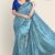 Light Blue Handlooms Silk Saree JS918