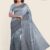 Silver Shaded Handlooms Silk Saree JS938