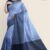 Nile Blue Handlooms Glossy Cotton Saree G2426