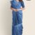 Blue Shaded  Handlooms Silk Saree JS830