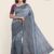 Grey Shaded Handlooms Silk Saree JS856
