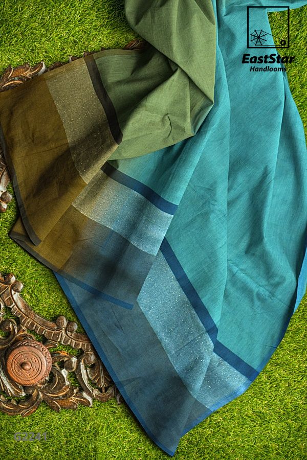 Shaded Handlooms Glossy Cotton Saree G2241 East Star Handlooms