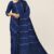 Navy Blue Handlooms Silk Saree JS1214
