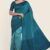 Olive Blue Handlooms Silk Saree JS182
