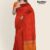 Orange Handlooms Silk Saree JS1542