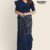 Navy Blue Handlooms Silk Saree JS1372