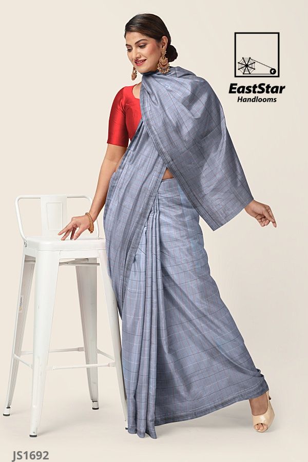 All Over Golden Butta Ash Weaving Georgette Banarasi Saree