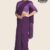 Purple Handlooms Glossy Cotton Saree G2496
