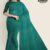 Greenish Handlooms Glossy Cotton Saree G2266