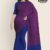 Blue & Purple Handlooms Cotton Saree DC1989