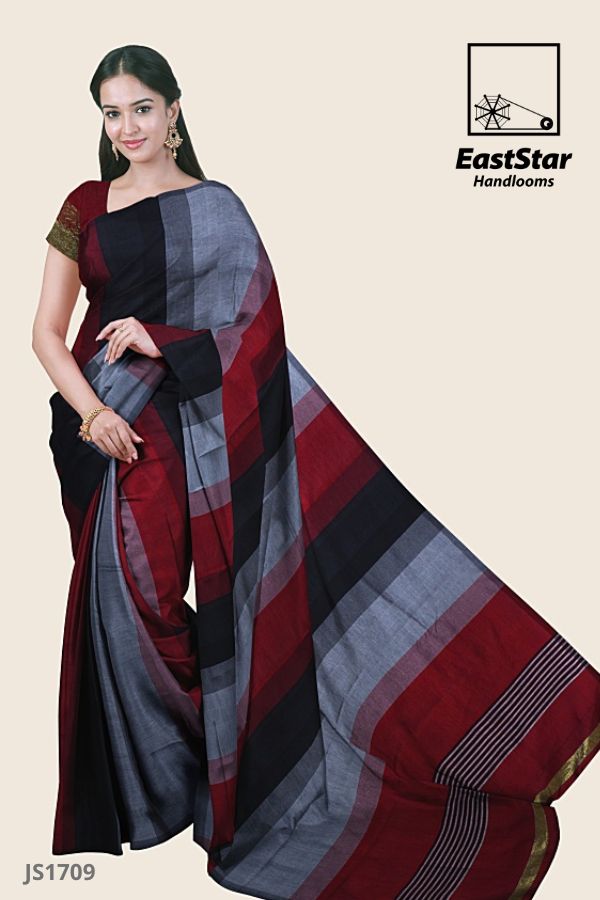 Red Handlooms Silk Saree JS1709 Red Handlooms Silk Saree JS1709