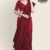 Deep Red Handlooms Silk Saree JS2100