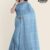 Sky Blue Handloom Cotton Saree G2564