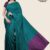 Greenish Blue Handlooms Silk Saree JS1987