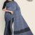 Grey handlooms cotton Saree DC2076