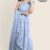 Blue handloom Glossy Cotton Saree G2565