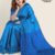 Peacock Blue Handlooms Silk Saree JS2204