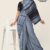 Ash and Black Handlooms Silk Saree JS2227