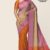 Orange Shaded Handlooms Silk Saree MS1593