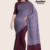 Lavender Purple Handlooms Glossy Cotton Saree G2660