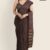 Brown Glossy Cotton Handlooms Saree G2683