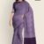 Lavender Purple Handlooms Glossy Cotton Saree G2705