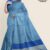 Blue Handlooms Glossy Cotton Saree G2738