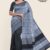 Silver and Black Handlooms Silk Saree JS2226