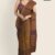Mustard Handloom Glossy Cotton Saree G2854
