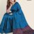 Peacock Blue Handlooms Silk Saree JS2433