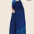 Blue Glossy Cotton Saree G2801