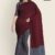 Maroon Handlooms Glossy Cotton Saree G2926