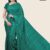 Green Plain Silk Handlooms Saree JS2567